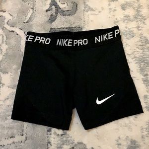 Lightly used Nike pro girls small